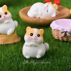Mèo mũm mĩm | Phụ kiện trang trí tiểu cảnh