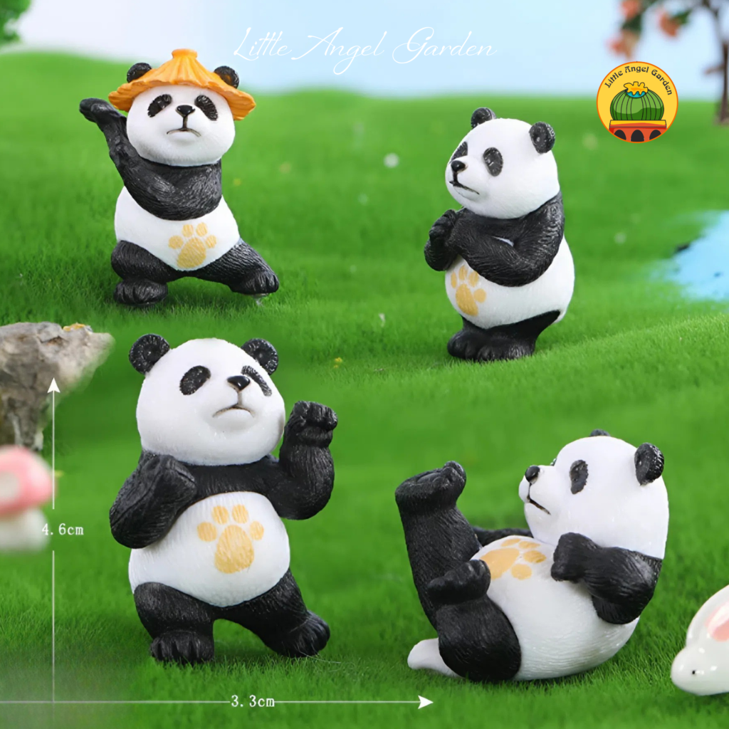 Gấu trúc mini trang trí | littleangelgarden.vn